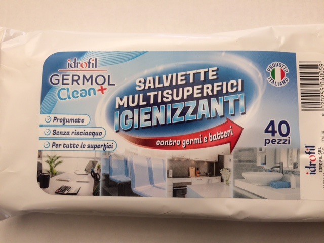 germol clean wipes x40 pc